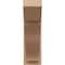 Ekena Millwork 8-in W x 24-in D x 24-in H Funston Slat Rough Cedar Woodgrain TimberThane Outlooker, Primed Tan OUTUR080X24X24FST24RCPR - alternate 3